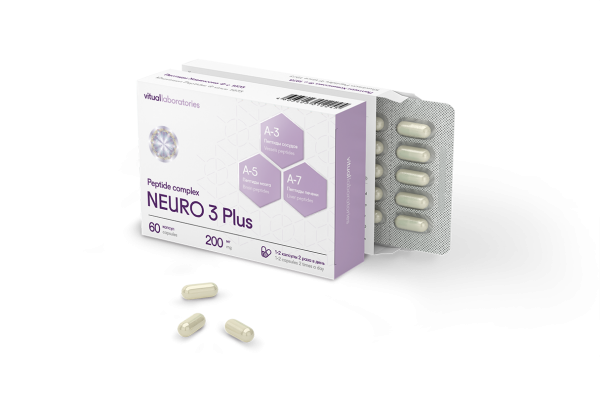 Neuro 3 Plus Peptide Complex – with Cerluten, Svetinorm & Ventfort.